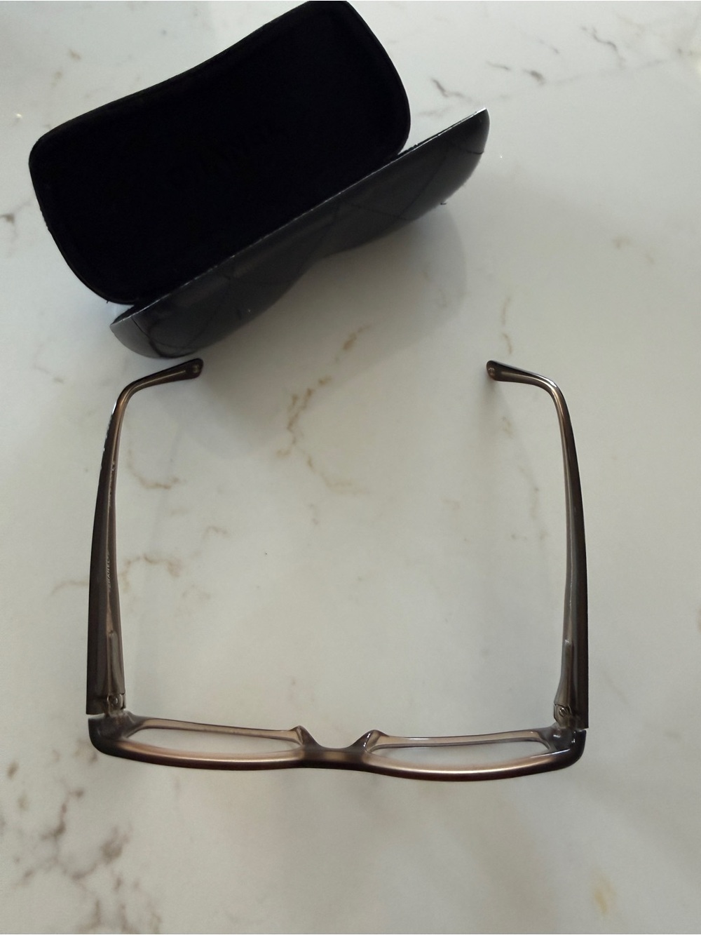 Authentic CHANEL 3102 c.385 Vintage Y2K Brown Rectangular Eyeglasses Frames - Picture 3 of 9